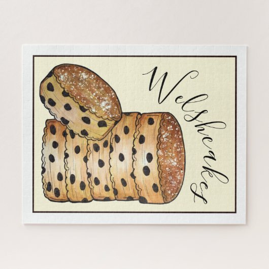 Welsh Cakes Welshcakes Bakestones UK Legpuzzel (Horizontaal)