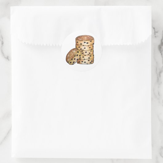 Welsh Cakes Welshcakes Bakestones UK Ronde Sticker (Tas)