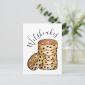 Welsh Cakes Welshcakes UK British Bakery Café Food Briefkaart (Staand voorkant)