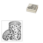 Welsh Cakes Welshcakes UK British Bakery Café Food Rubberstempel (Gestempeld)