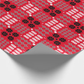 Welsh Carthen Blanket Tapestry Design Cadeaupapier (Hoek)