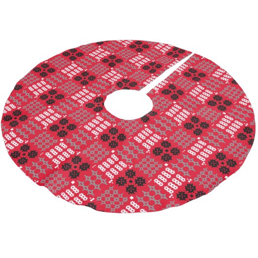 Welsh Carthen Blanket Tapestry Design Kerstboom Rok (Gekanteld)