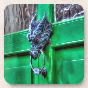 Welsh Cast Iron Dragon Head Deurklopker Bier Onderzetter