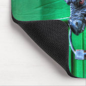 Welsh Cast Iron Dragon Head Deurklopker Muismat (Hoek)