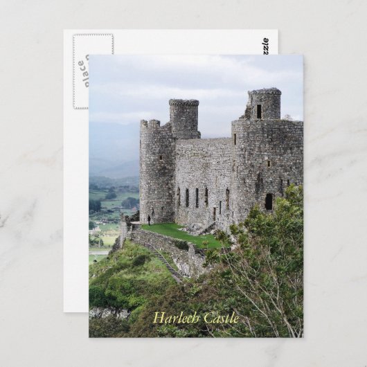 WELSH CASTLES BRIEFKAART (Voorkant / Achterkant)