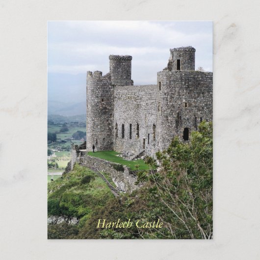 WELSH CASTLES BRIEFKAART (Voorkant)
