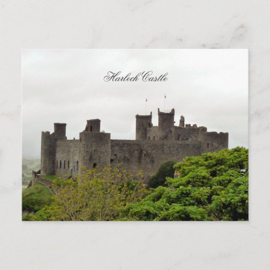 WELSH CASTLES BRIEFKAART (Voorkant)