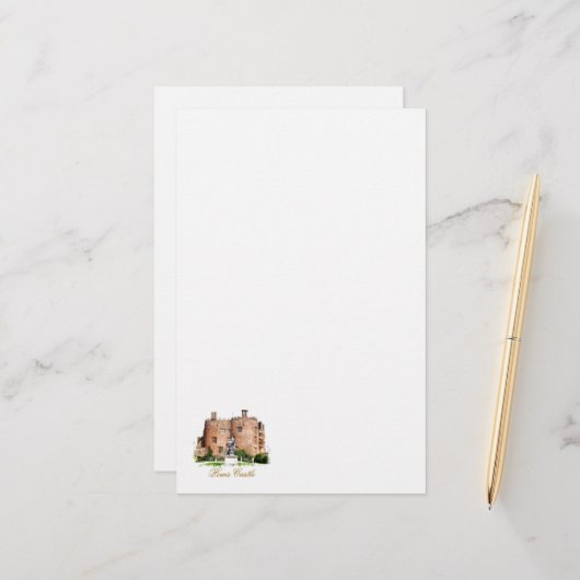 WELSH CASTLES BRIEFPAPIER (Voorkant / Achterkant in situ)