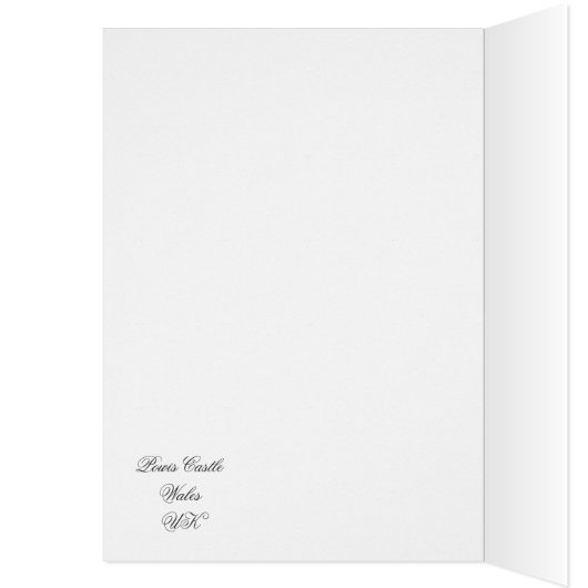 WELSH CASTLES KAART (Binnen (Links))