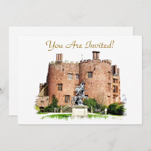 WELSH CASTLES KAART (Voorkant / Achterkant)