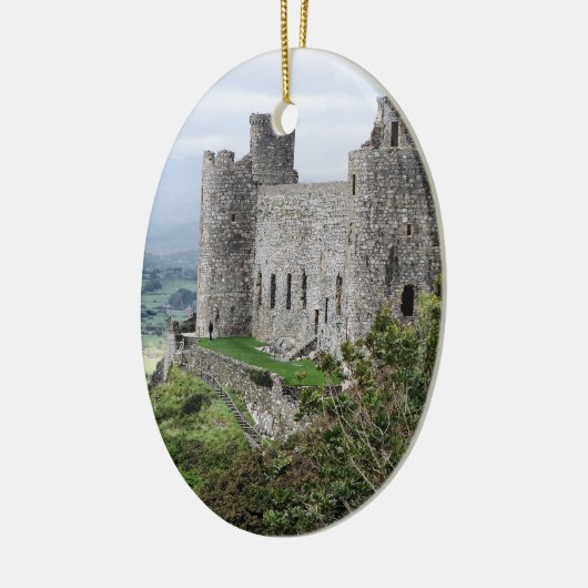 WELSH CASTLES KERAMISCH ORNAMENT (Links)