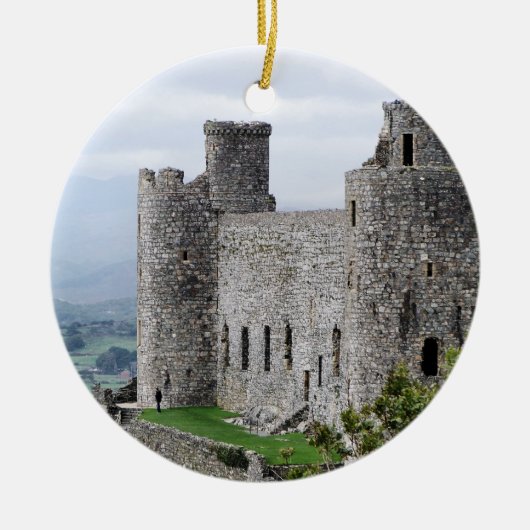 WELSH CASTLES KERAMISCH ORNAMENT (Voorkant)