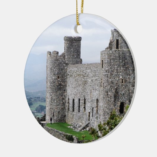 WELSH CASTLES KERAMISCH ORNAMENT (Links)