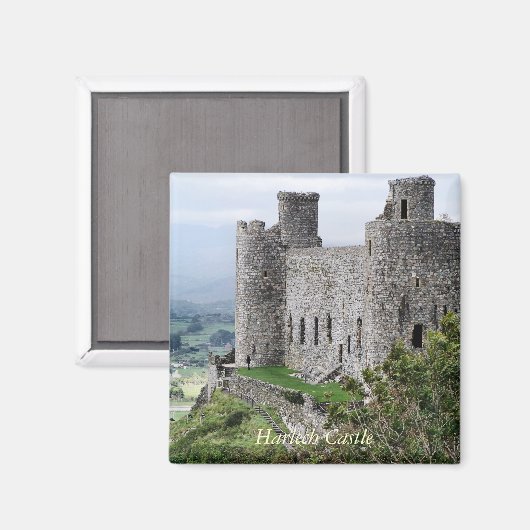 WELSH CASTLES MAGNEET (Voorkant / Achterkant)
