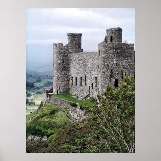 WELSH CASTLES POSTER (Voorkant)