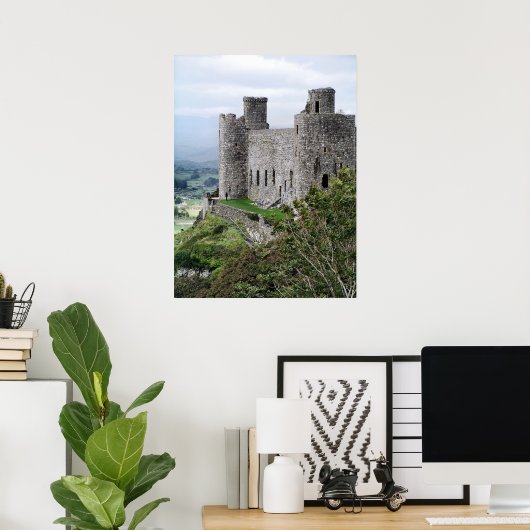 WELSH CASTLES POSTER (Thuiskantoor)