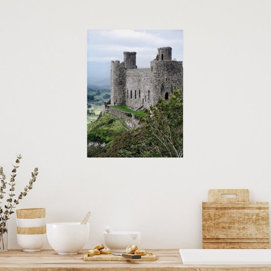 WELSH CASTLES POSTER (Keuken)