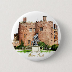 WELSH CASTLES RONDE BUTTON 5,7 CM