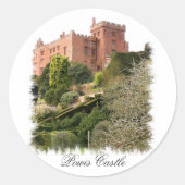 WELSH CASTLES RONDE STICKER (Voorkant)