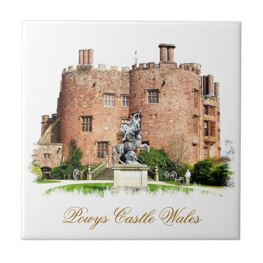 WELSH CASTLES TEGELTJE (Voorkant)