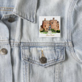 WELSH CASTLES VIERKANTE BUTTON 5,1 CM (In situ)