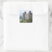 WELSH CASTLES VIERKANTE STICKER (Tas)