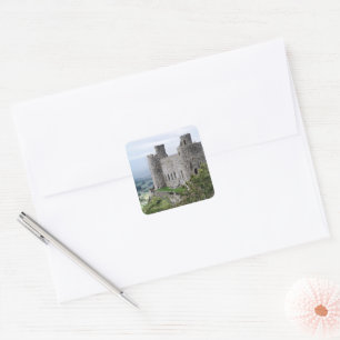 WELSH CASTLES VIERKANTE STICKER