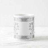 Welsh Celtic Mok met draak en Keltische knopen (Center)