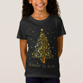 Welsh Christmas Tree Wales Ornament Decoration Sta T-shirt