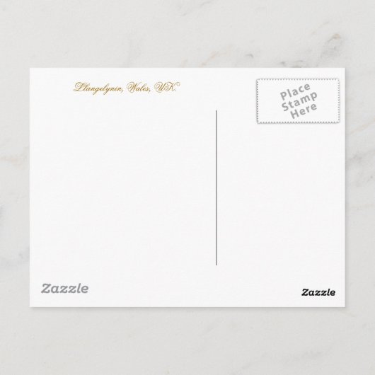 WELSH CHURCHES UK BRIEFKAART (Achterkant)