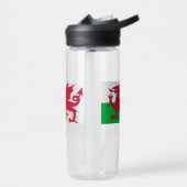 Welsh Coat of Arms, Dragon Flag, Wales Waterfles (Links)