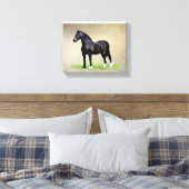 Welsh Cob Canvas Print (Insitu (Slaapkamer))