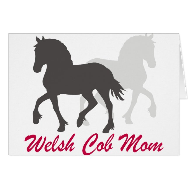 Welsh Cob mama (Voorkant Horizontaal)