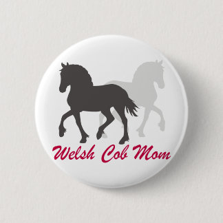 Welsh Cob mama Ronde Button 5,7 Cm