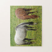 Welsh Cobs horse Puzzle Legpuzzel (Verticaal)