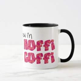Welsh Coffee Mok: Hoffi Coffi, roze en Sinaasappel Mok