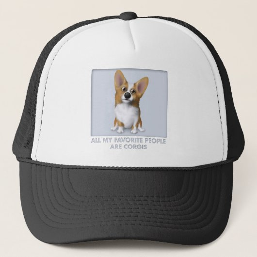 Welsh Corgi 1 Favorite Trucker Pet (Voorkant)