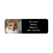 Welsh Corgi Adresetiketten Etiket (Voorkant)