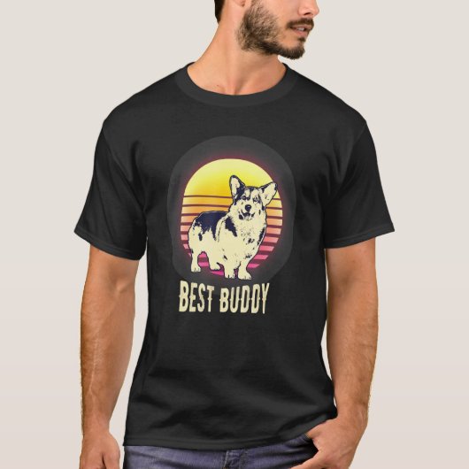 Welsh Corgi Beste Vriend T-shirt (Voorkant)