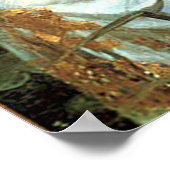 Welsh Corgi (blauwe merle) - Ophelia Seated Poster (Hoek)