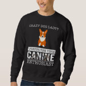 Welsh Corgi Cardigan Crazy Mom Trui (Voorkant)
