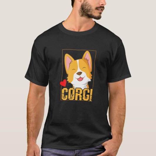 Welsh Corgi Cardigan Dog T-shirt (Voorkant)