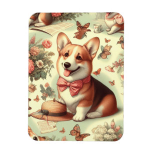 Welsh Corgi Cardigan illustratie Magneet