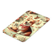  Welsh Corgi Cardigan illustratie Magneet (Linkerzijde)