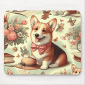 Welsh Corgi Cardigan illustratie Muismat (Voorkant)