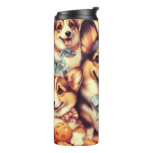 Welsh Corgi Cardigan Naadloos Thermosbeker (Gedraaid links)