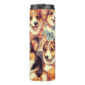 Welsh Corgi Cardigan Naadloos Thermosbeker (Achterkant)