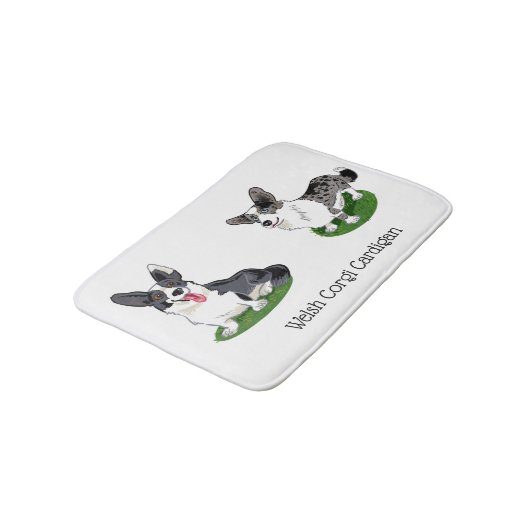 Welsh Corgi Cardigans Badmat (Gekanteld)