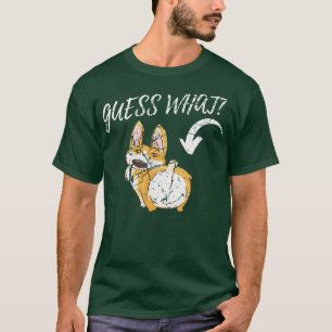 Welsh Corgi Cool raad eens wat Corgis Butt Distre T-shirt