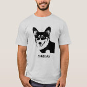 Welsh Corgi Dad T-shirt (Voorkant)